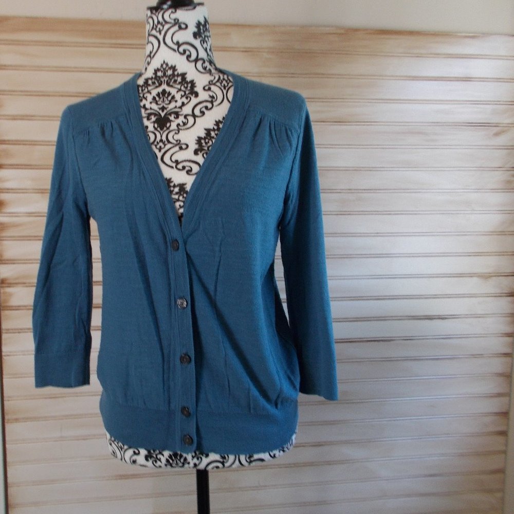LOFT Dolman Sleeve Button Down Top
